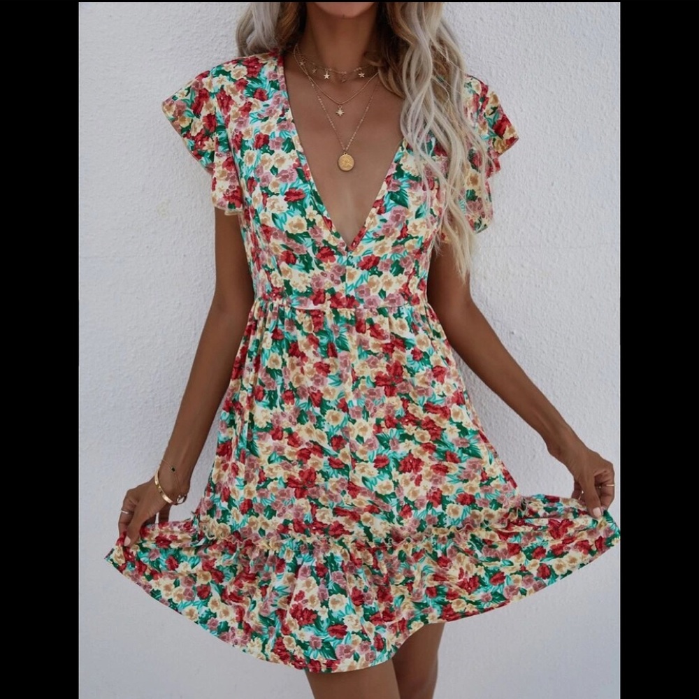 Nwot floral dress